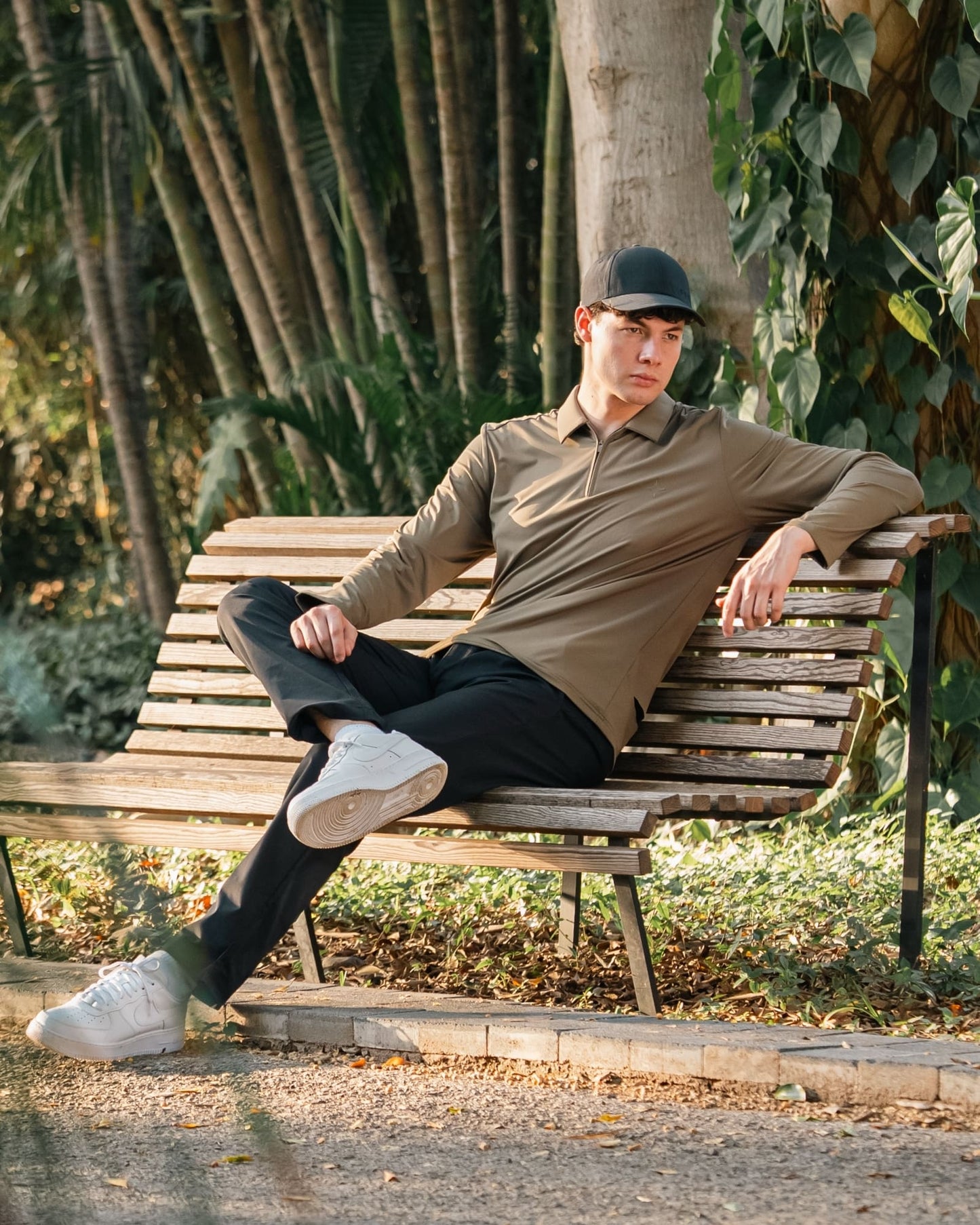 Playera Tipo Polo Obsidiana