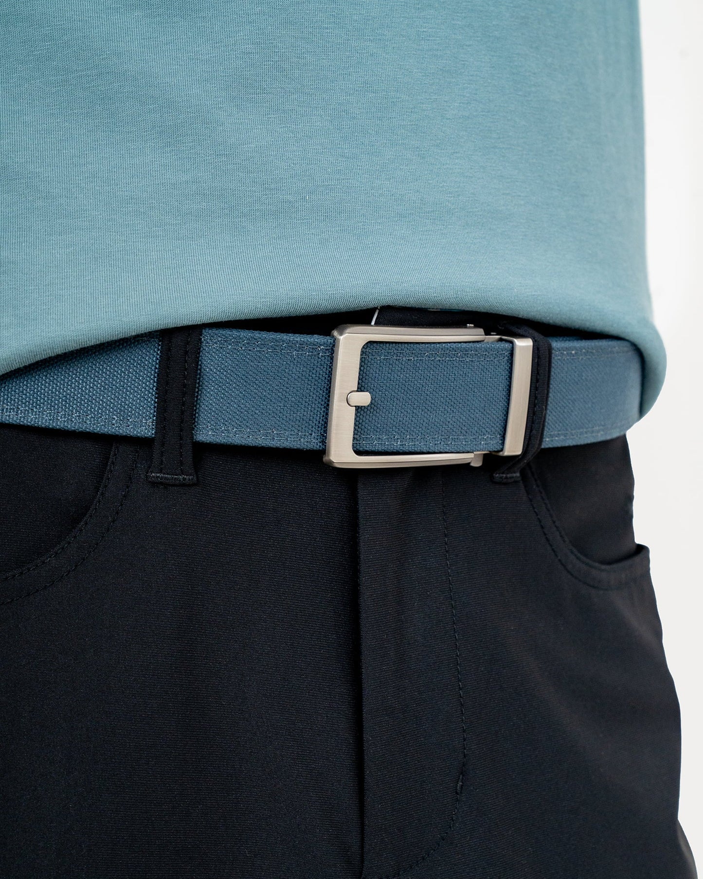 Cinturón Clásico Con Hebilla Sombral