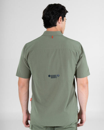 Camisa Fishing Outdoor Cherokee Manga Corta