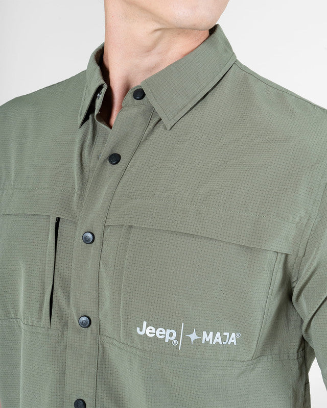 Camisa Fishing Outdoor Cherokee Manga Corta