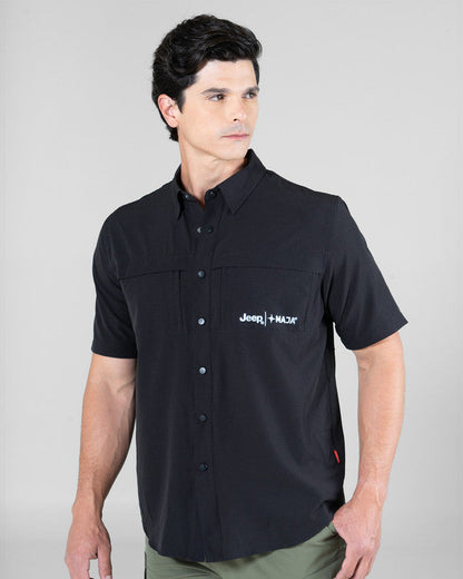 Camisa Fishing Outdoor Cherokee Manga Corta