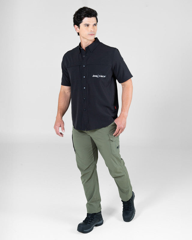 Camisa Fishing Outdoor Cherokee Manga Corta