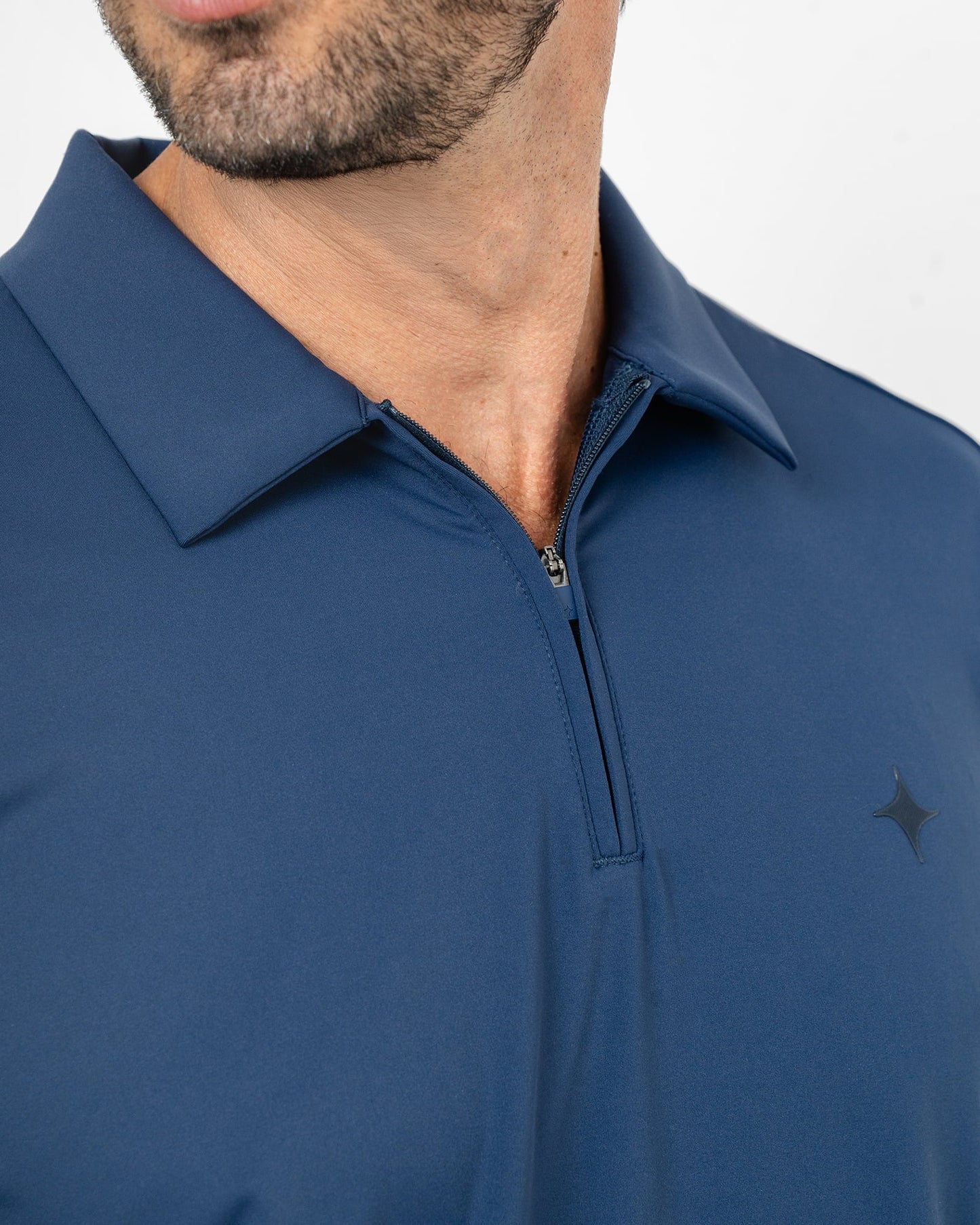 Playera Tipo Polo Obsidiana