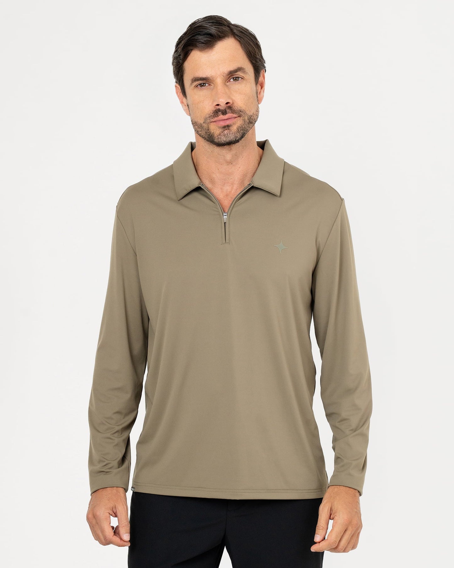 Playera Tipo Polo Obsidiana