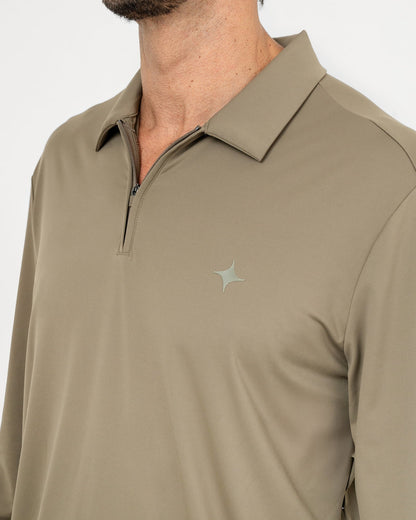 Playera Tipo Polo Obsidiana