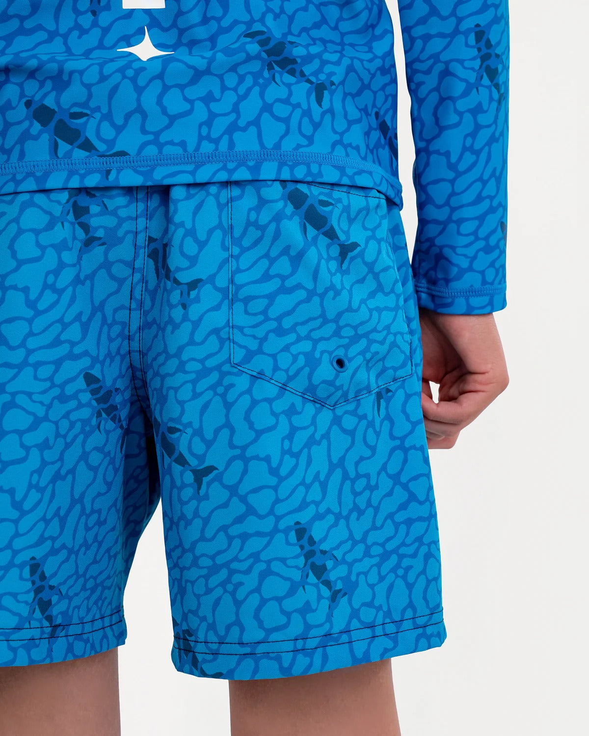 Set Playera Performance y Boardshort Ballena KIDS