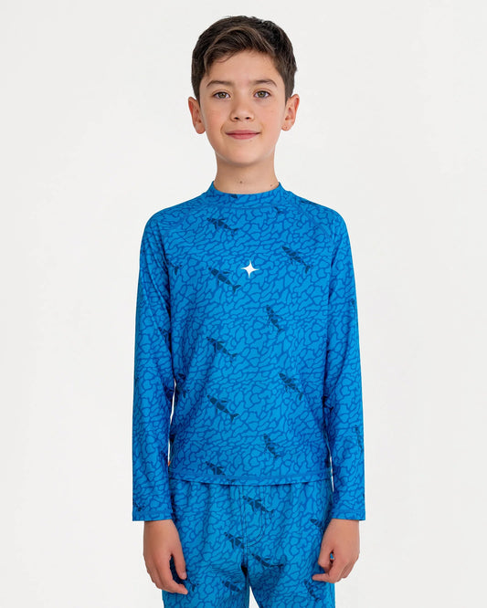 Set Playera Performance y Boardshort Ballena KIDS